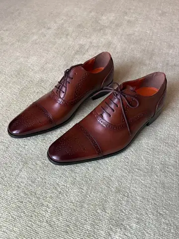 Antonio Ducati Italy 가죽 신발 26.0