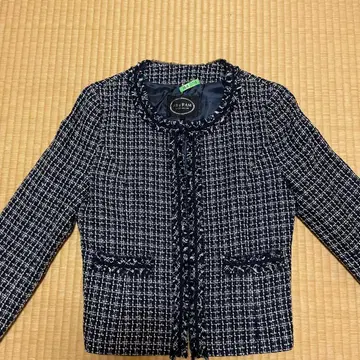 [ 졸업식 입학식에! ] anyFAM 트위드 자켓 사이즈 3 네이비 계열