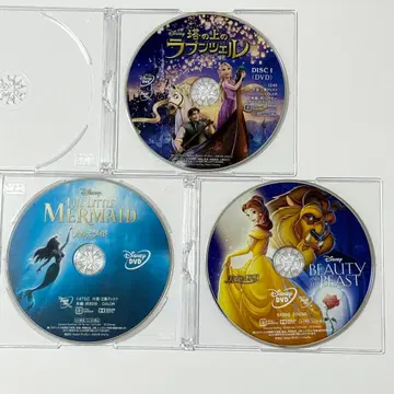 DVD 디즈니 프린세스 3장 세트 Movienex 묶음 판매