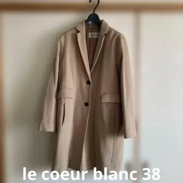 le coeur blanc 르쿠르블랑 캐시미어 혼방 체스터 코트 38
