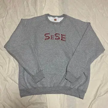 SEESEE FRUIT OF THE LOOM 맨투맨 BURGUNDY