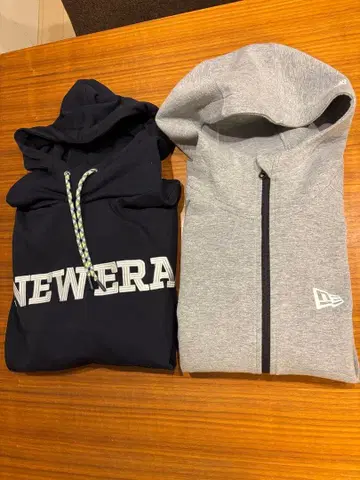 NEW ERA 뉴에라 골프 네이비 그레이 후드티 2개 세트