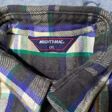 MIGHTY MAC 플란넬 셔츠 USA 2XLsize