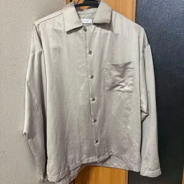 LIDNM 리드롬 긴팔 셔츠 베이지 M 새상품급