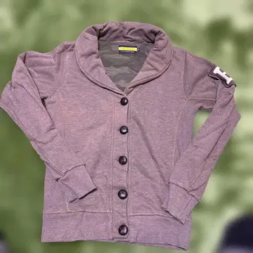 하이드로겐 H 자수 가디건 안감 카모 패턴