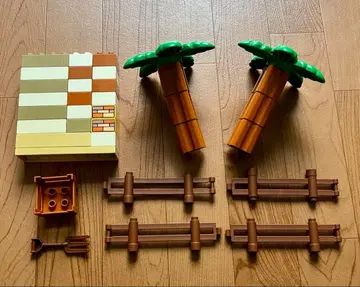 LEGO 듀플로 나무 울타리 벽돌 블록