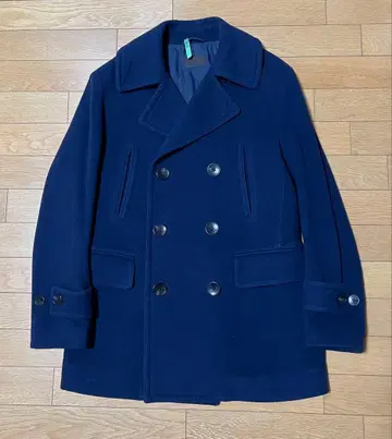 Universal Language 네이비 울 피 코트