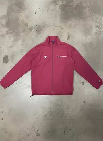 [ 90s ] Champion 핑크 나일론 자켓
