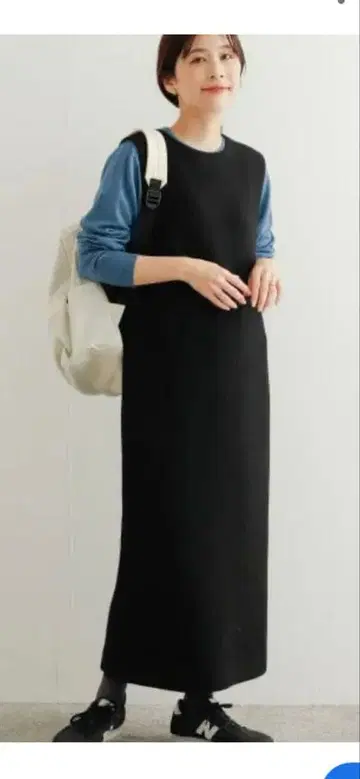 어반 리서치 도어스 울 혼방 컷 점퍼 스커트