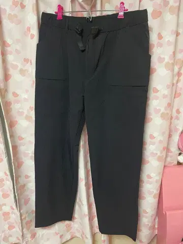 남성용 유니클로 UNIQLO 팬츠 와이드 팬츠