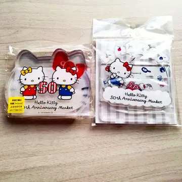 키티 50주년 기념일 마켓 한정판 아크릴 스탠드