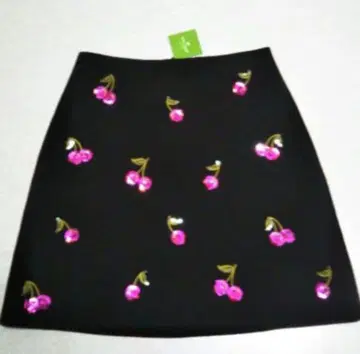 새상품 케이트 스페이드 체리 스커트