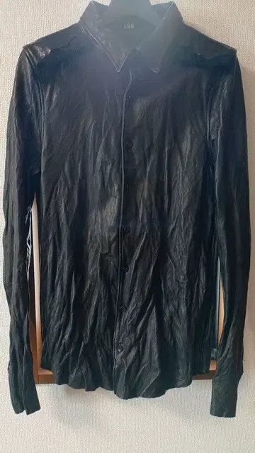 L.G.B. 가죽 셔츠 SHIRT/M/WITH FEATHER LE104