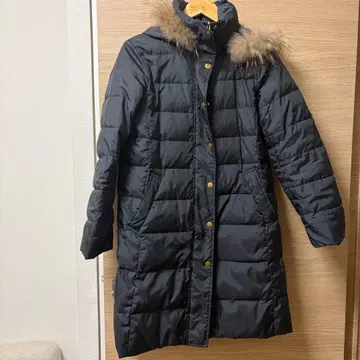 퓨어라스트 이온 탑밸류 후드 부착 블랙 다운 자켓