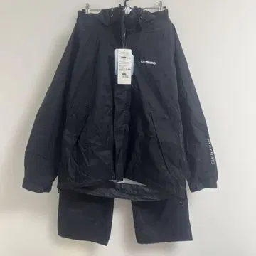 미사용 시마노 DS 베이직 수트 상하의 세트 남성용 낚시 의류 블랙