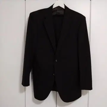 CHRISTIAN ORANI 블랙 스트라이프 비즈니스 정장