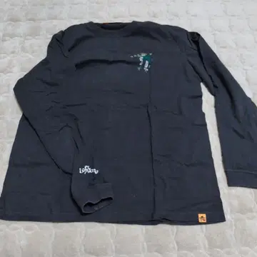 Left Alone 블랙 긴팔 티셔츠 XL