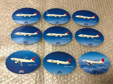 9개 JAL 일본항공 BOEING 보잉 스티커 씰