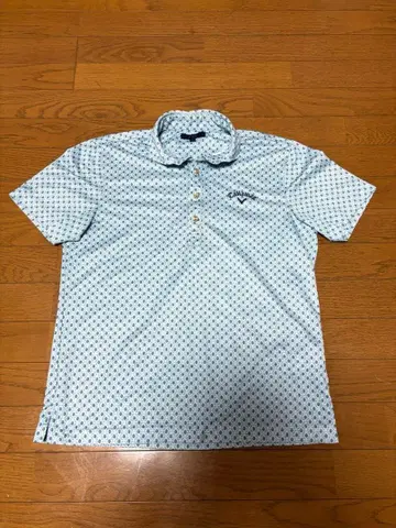 캘러웨이 기하학 패턴 피케 셔츠