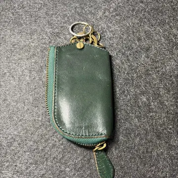 그린 가죽 키케이스
