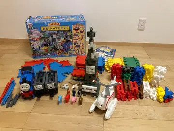 달리는! 토마스 세트 학켄의 뉴 블록 전동 레일 블록 크리스마스