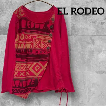 EL RODEO 엘르 에스닉 디자인 티셔츠 맨투맨 소재