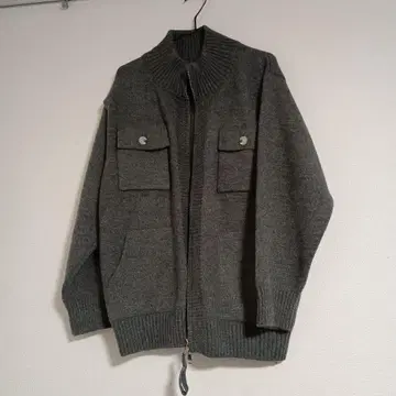 더블 지퍼 드라이버즈 니트 자켓