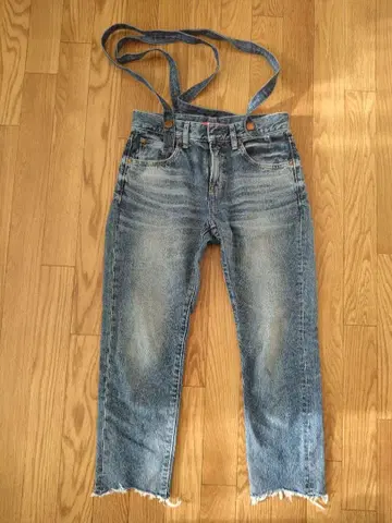 RED CARD 레드카드 데님 어깨 스트랩 서스펜더