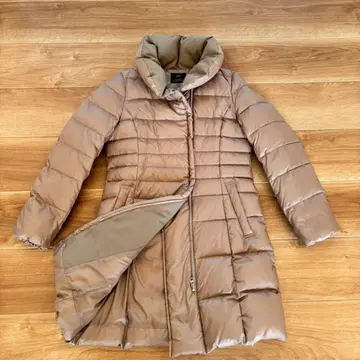 23구 핑크 롱 다운 자켓