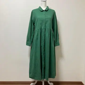 주식회사 야기 원피스 가을 겨울 면 린넨 롱 원피스 성인