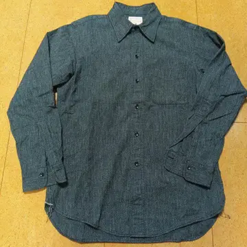 봉쿠라 블랙 샴브레이 셔츠 size38