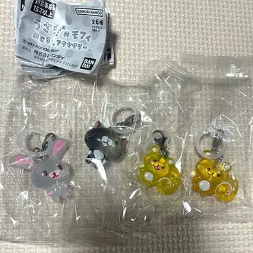 토끼 모피 메지루시 액세서리