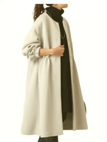 BEARDSLEY 종이상자 개더 코트