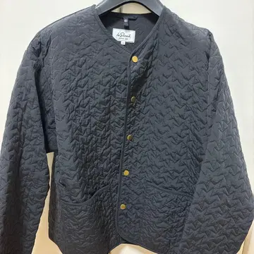 르 글라직 퀼팅 자켓 36 블랙