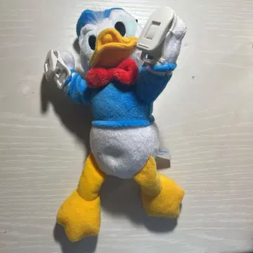 도널드 덕 어깨 봉제 인형 키링