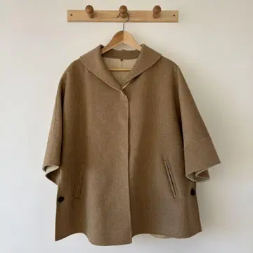 골든베어 판초 코트 케이프 베이지 LL