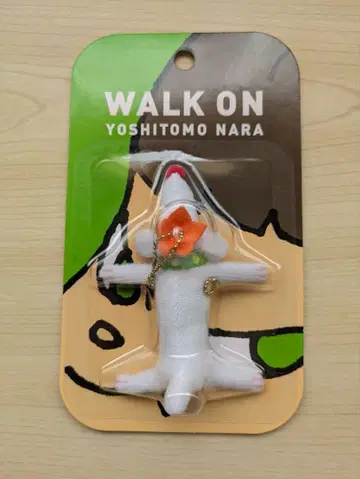 나라 요시토모 WALK ON 스트랩 Pup king mini 키링