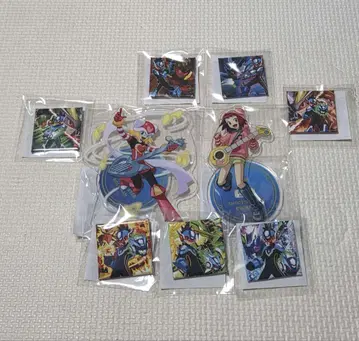 캡복권 유성의 록맨 아크릴 스탠드 히비키 미소라 하프노트 캔뱃지