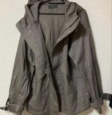 [ CLEL ] 밀리터리 디자인 마운틴 파카 그레이쉬 S