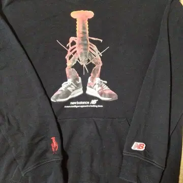 new balance 랍스터 그래픽 후드티 L 사이즈