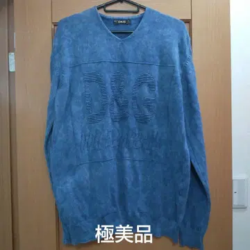 [ 새상품급 ] D&G 파랑 V넥 스웨터 L