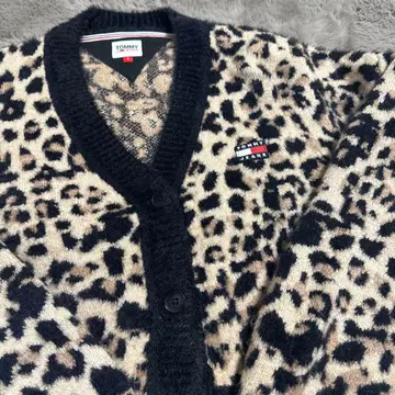 Tommy Jeans 레오파드 가디건