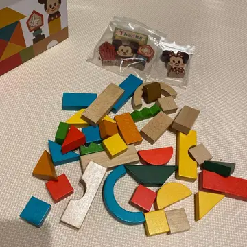 새상품 디즈니 쌓기 블록 반다이 KIDEA