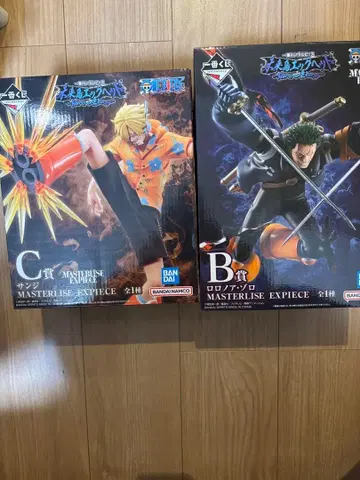 ONE PIECE 피규어 상디 & 조로 세트 1번 복권