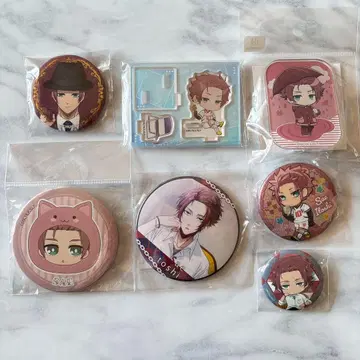 이토시 사에 7세트 캔뱃지 아크릴 스탠드 벌스데이 플라워 마루메이츠 추우