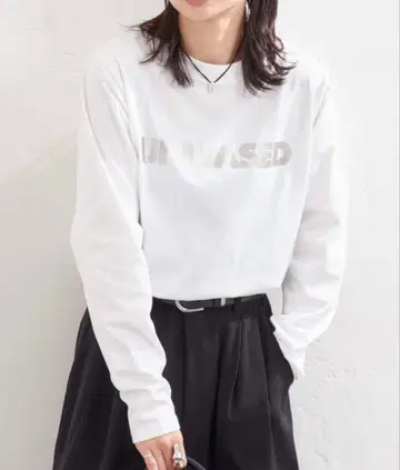 JOURNAL STANDARD UNBIASED 롱 슬리브 티셔츠