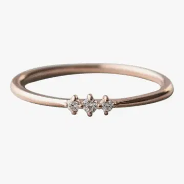 ete 반지 K10 PG 0.02ct 핑키링 1호