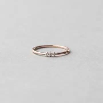 ete K10 PG 다이아몬드 0.02ct 핑키링 1호