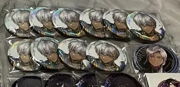 이부라힘 art 캔뱃지 10점 니지산지 패밀리마트 복권 씰 세트