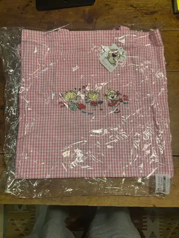 미개봉 새상품 스튜디오 클립 미즈모리 아도 토트백 체크 핑크